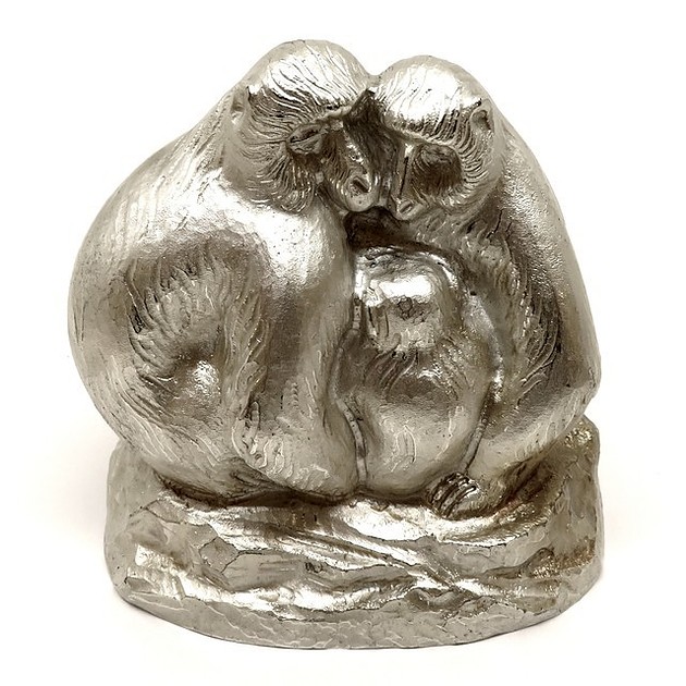 純銀製の猿の置物を【51891円】で買取