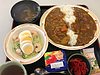 今日の現場、その2。お昼ご飯、大盛りカレーでした！しかも、甘口と辛口のハーフ&ハーフ(@_@)(2022.6.2)