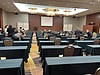 今日は石川県老施協様のお仕事です！立派な会場に緊張気味ですが、普段通りお話できたら、と思います(^^)(2023.3.1)