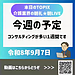 【令和8年9月7日　今週の予定　コンサルティングが多い1週間です！】(2026.9.7)