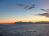 AM5:00、船上から見る五島の夜明け。BGMは坂の上の雲(2018.7.21)