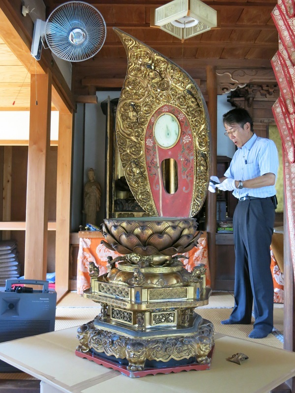 【お引取り②】大きな薬師如来さまです