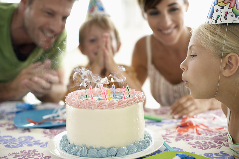 お誕生日のろうそくの数は