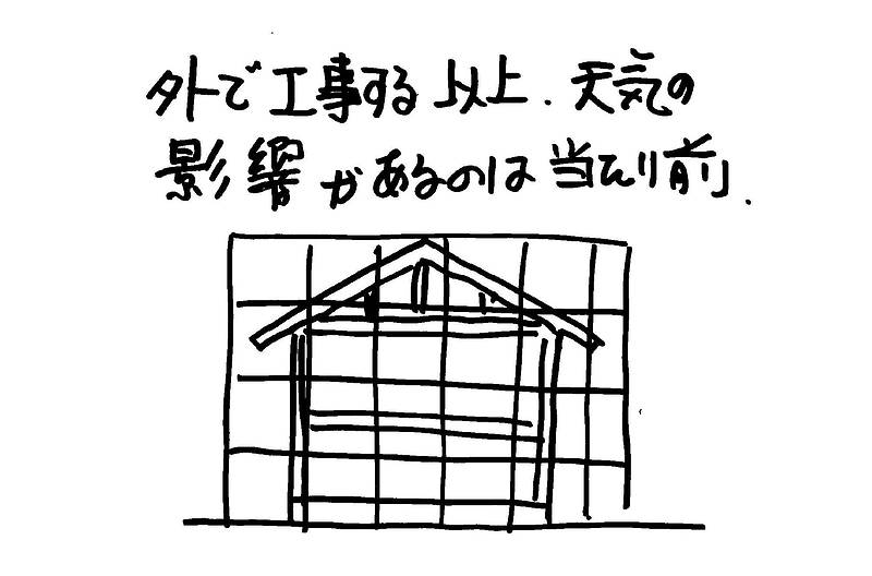 最近の家の建て方⑪