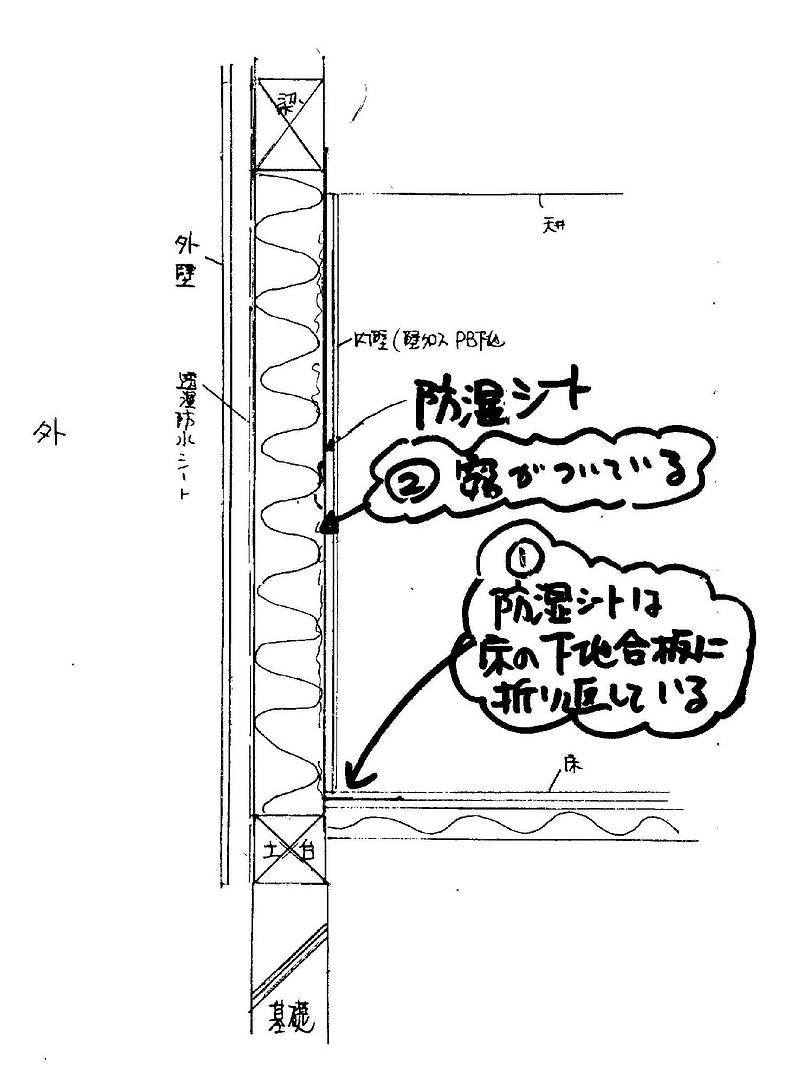 夏型結露2②