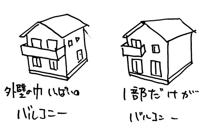 バルコニーない②