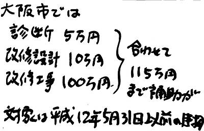 耐震診断について⑤～大阪市の取組