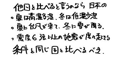 増える夏型結露⑦～他の国は関係ない日本に合った断熱工事を
