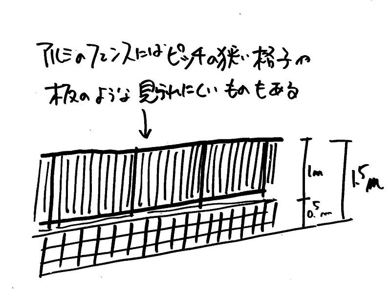 道路に窓がない家⑧