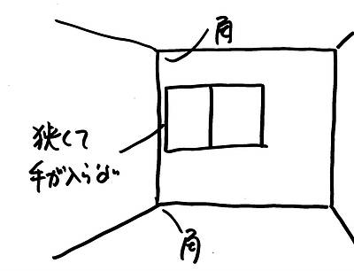 カビが増えている③～工事は難しい