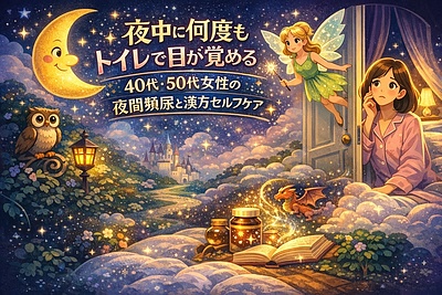 夜中に何度もトイレで目が覚める…それ、年齢のせいだけではありません