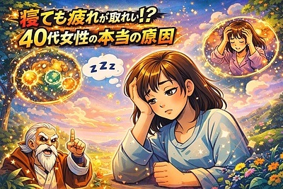 寝ているのに疲れが取れない40代女性へ 体と脳の疲れを見直す大切さ