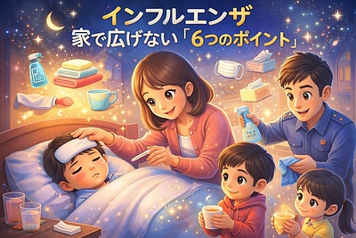 インフルエンザの隔離期間はいつまで？家で広げないための「やることリスト」（働くお母さん向け）