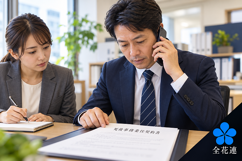 全花連本部に連絡