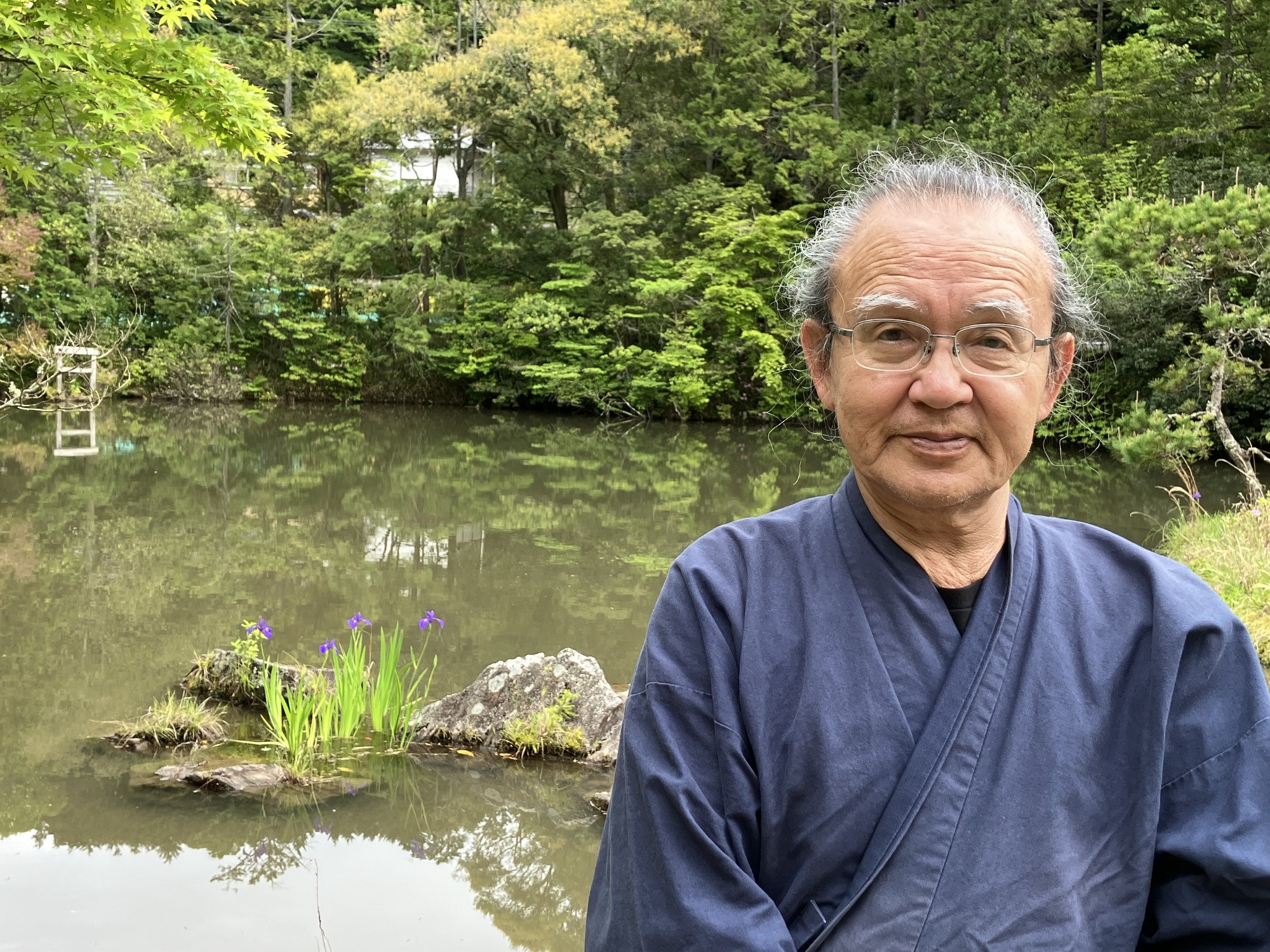 柳生街道沿いにある円成寺浄土庭園