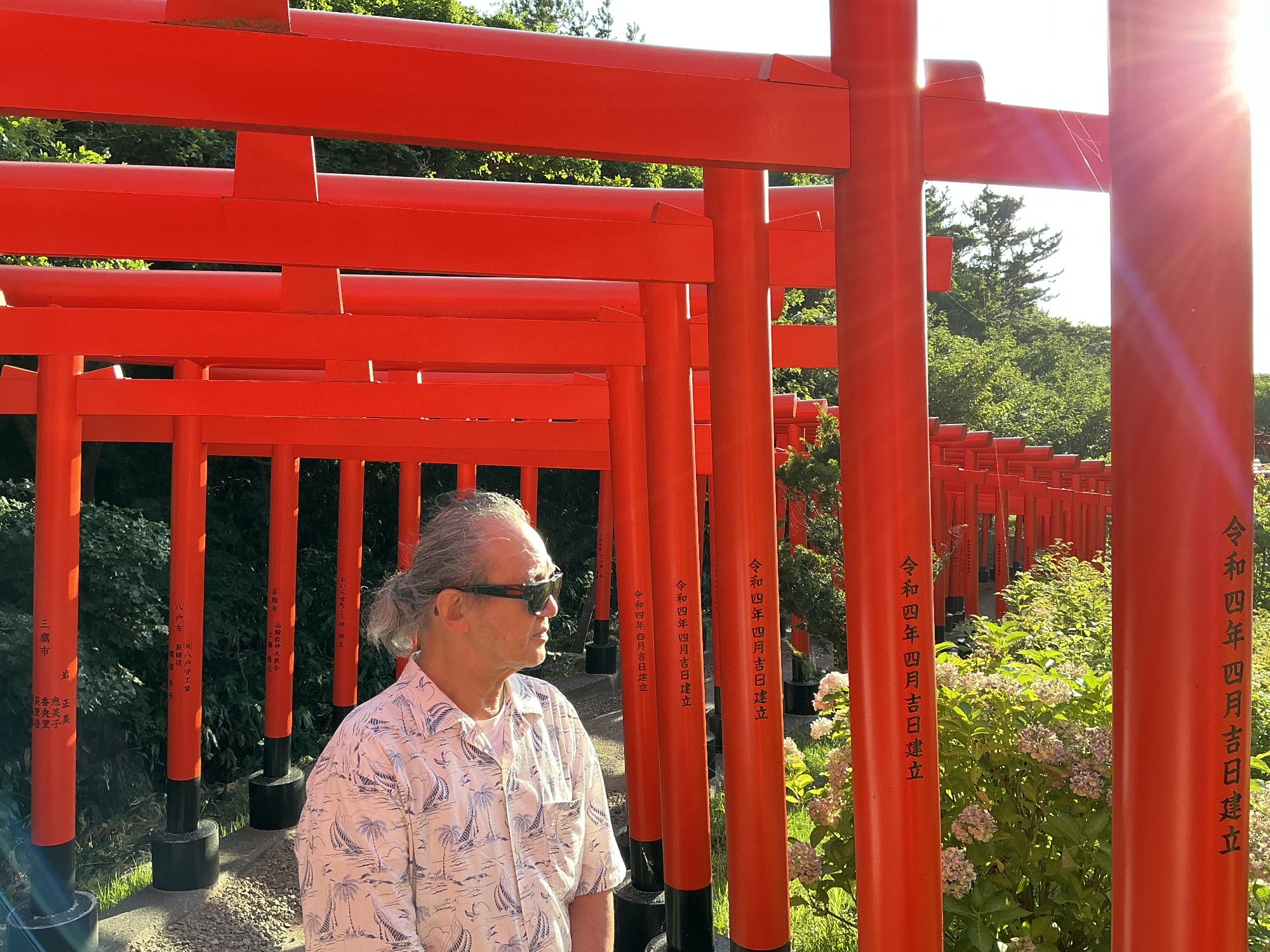 高山稲荷神社　千本鳥居　津軽半島