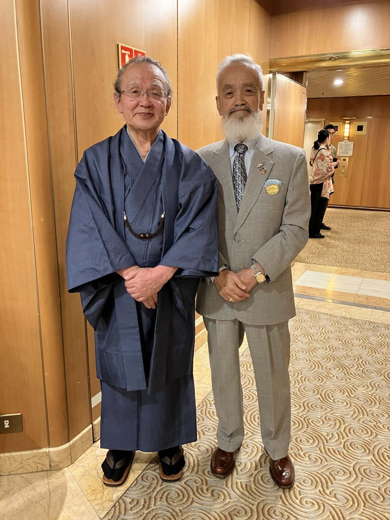 羽佐間船長とのツーショット