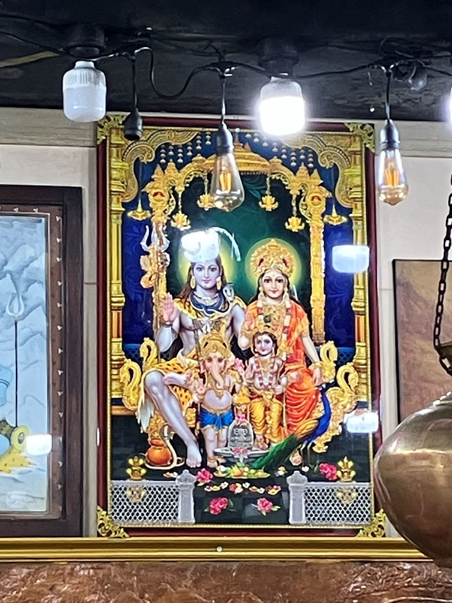 クリシュナ神の絵画