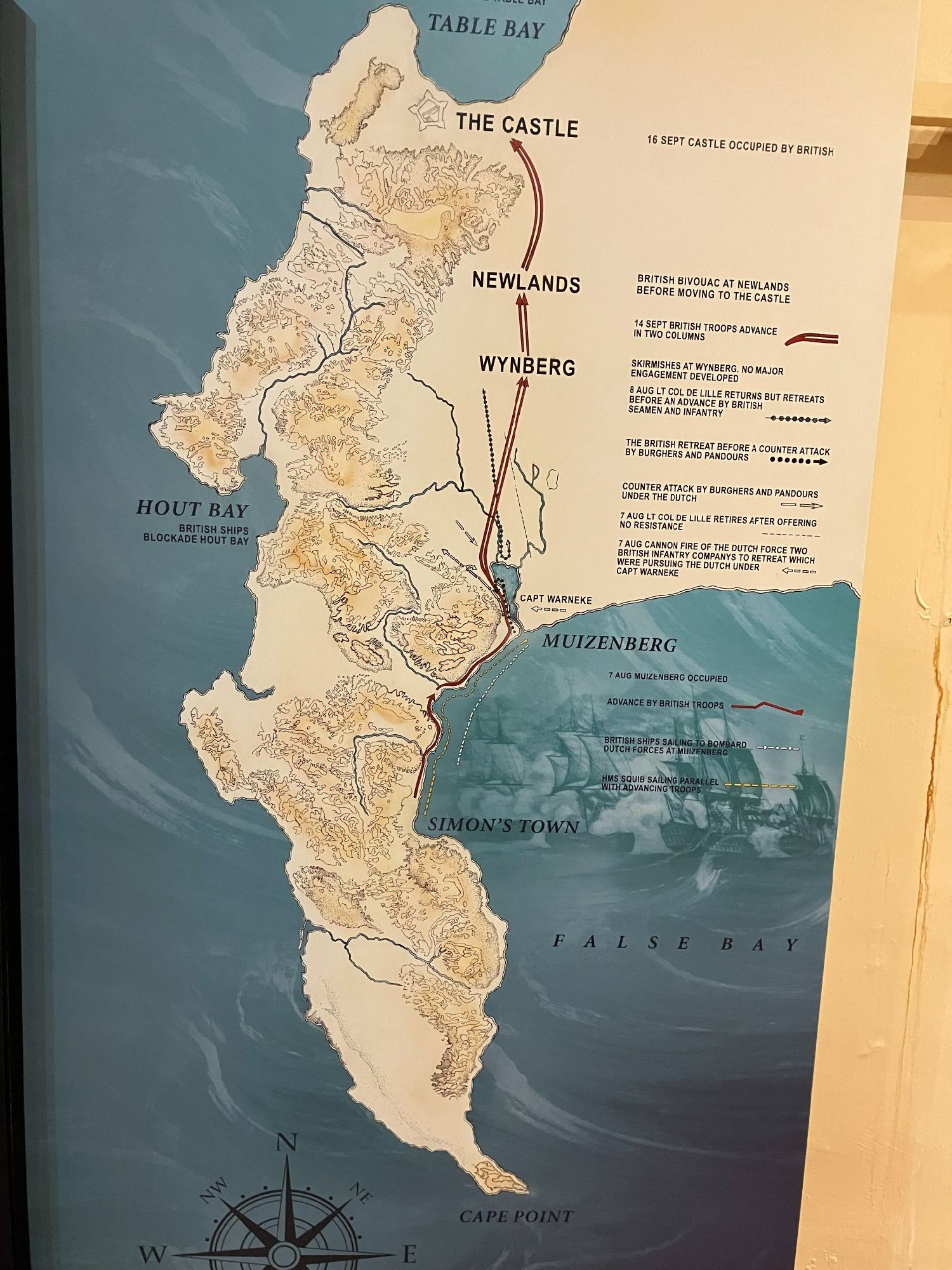 喜望峰はケープタウンの南の半島