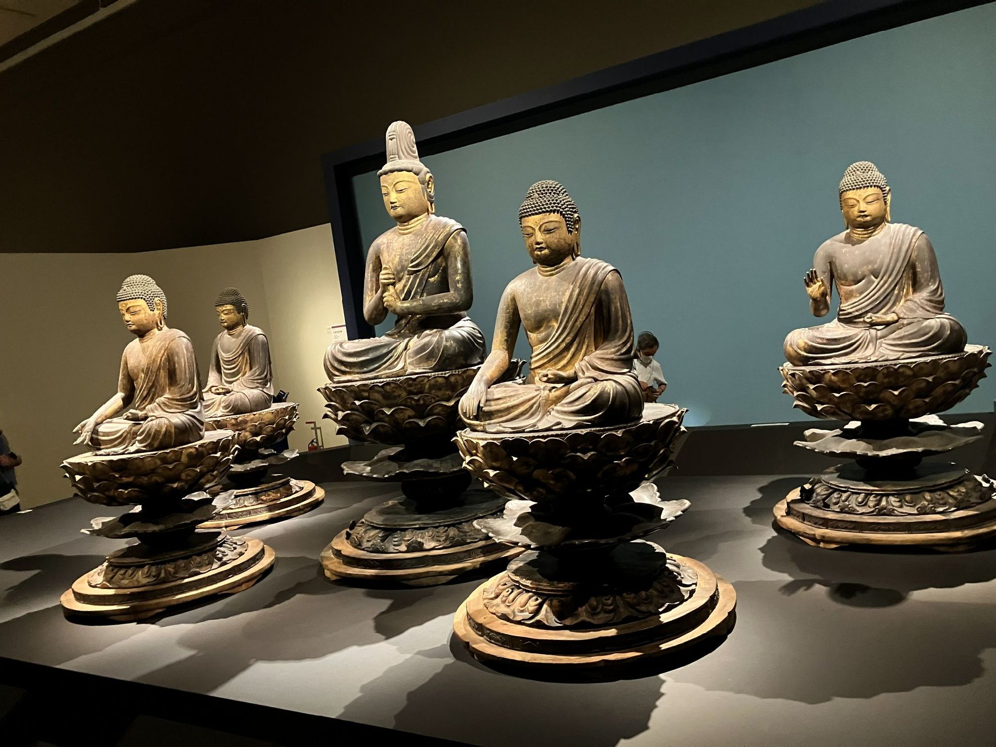 会場内国宝の展示物