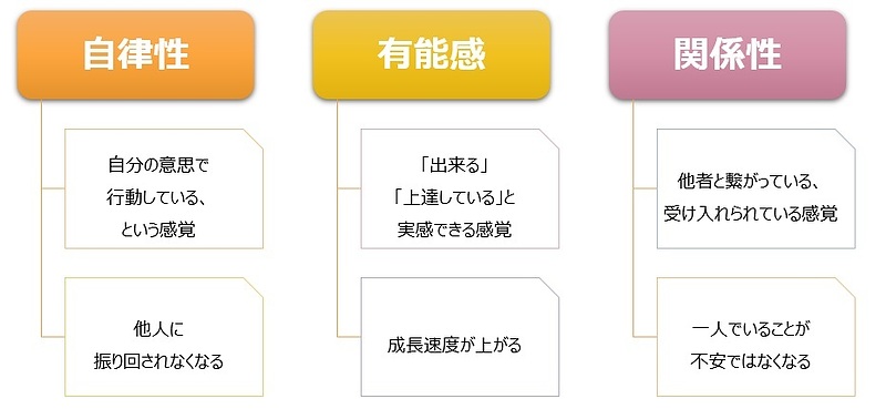 【図】3つの欲求の定義・メリットまとめ