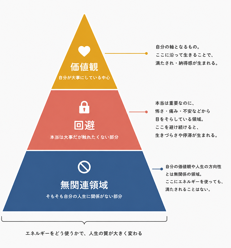 【図】価値観・回避・無関連領域