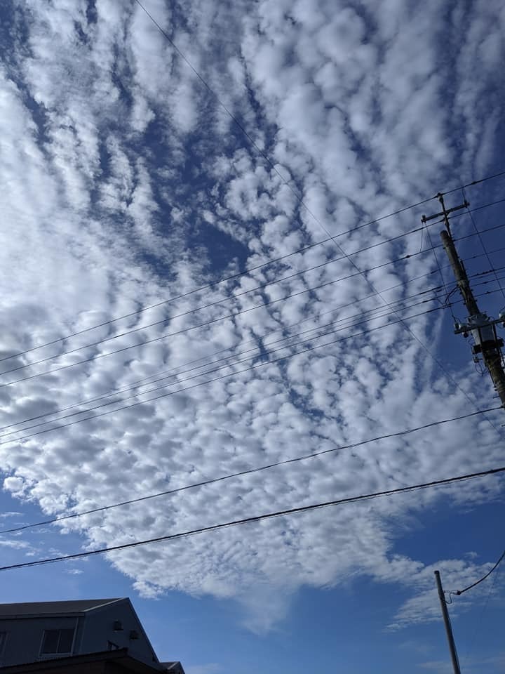 地震雲@匝瑳市と九十九里