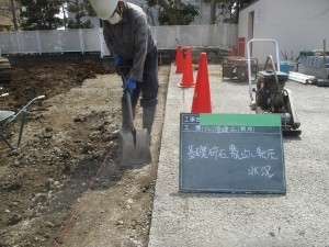 ブロック工事　基礎