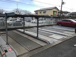 船橋市　マンションの立体駐車場解体