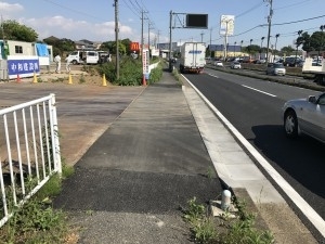 歩道切下げ工事