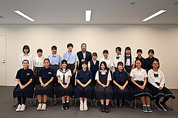 『平和使節団結団式（浦安市）』