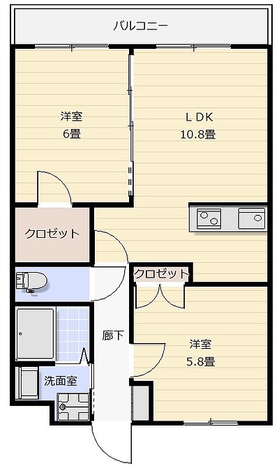 内装リノベーション事例：海辺のヴィンテージ賃貸マンション『サーフスタイルなお部屋』