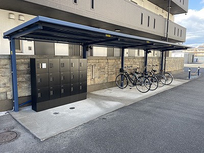 入居者様とオーナー様の「ちょうどいい」を形にした宅配ボックス新設。