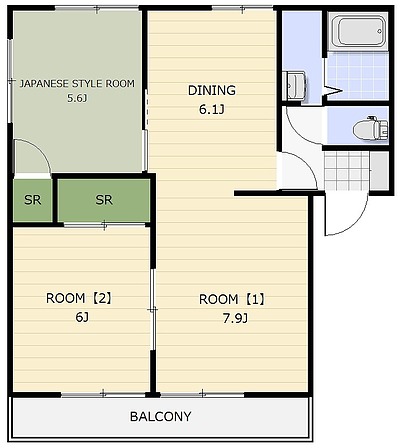 3DKをほどいたら、北欧の余白が出てきた。新居浜駅そばの『ちょっと女優気分』な1LDK。