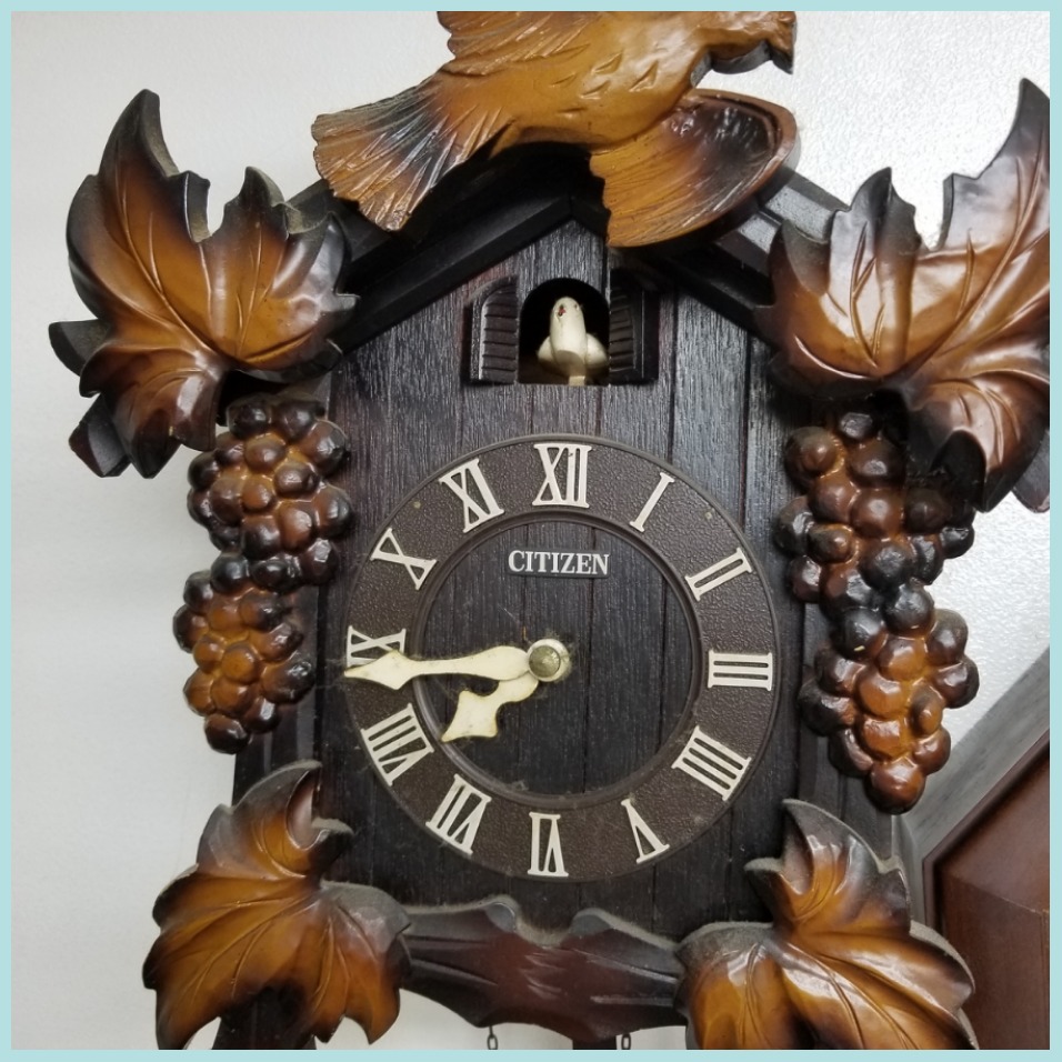 カッコー鳩時計 CITIZEN cuckoo 掛け時計 レトロ - インテリア時計