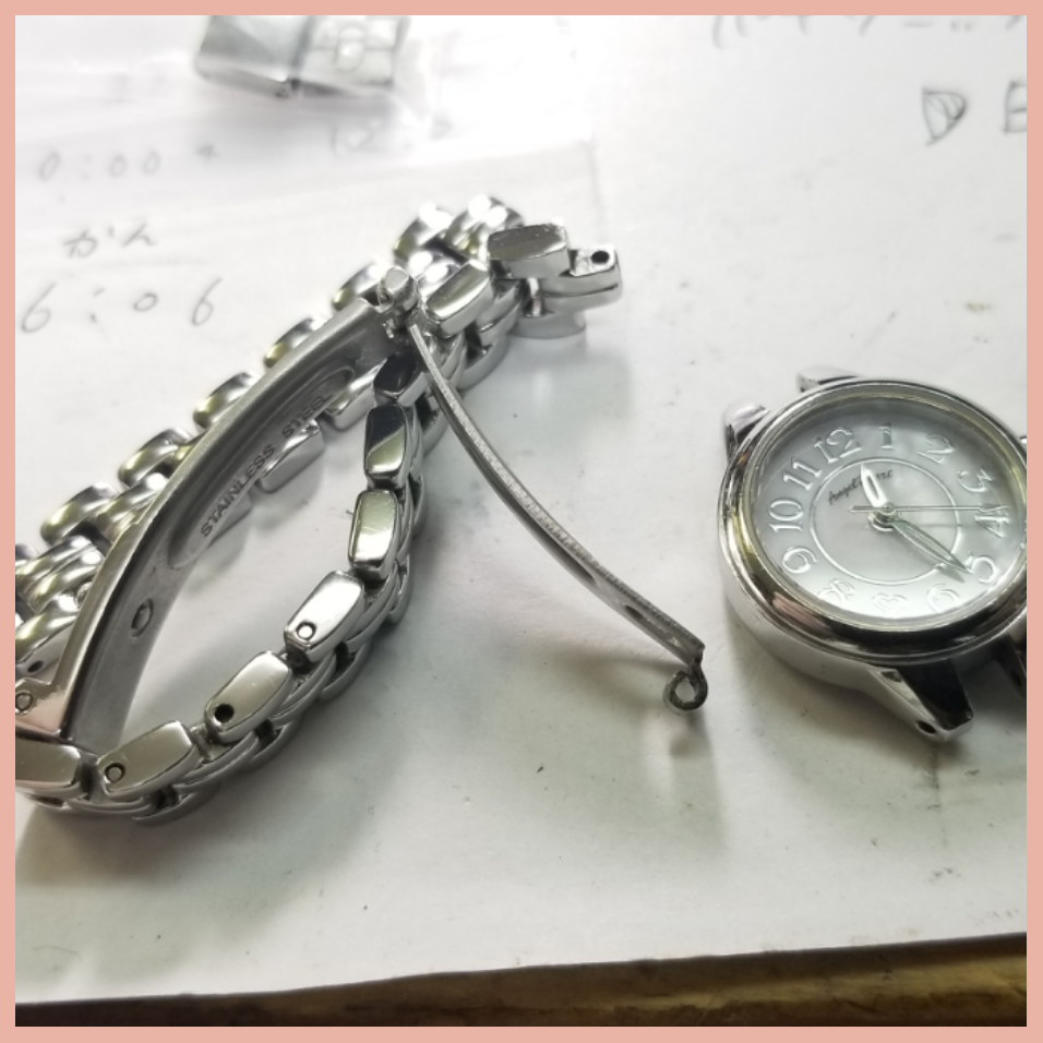 Angel Heart（エンジェルハート）の腕時計にベルト加工取付 :時計職人