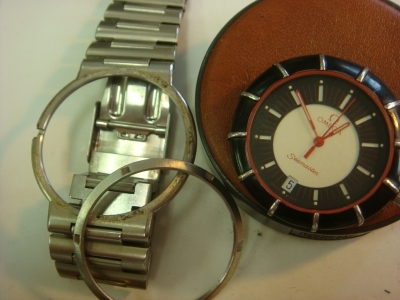 オメガ シーマスタ ダイナミック 変わった時計 電池交換の際無水銀電池 