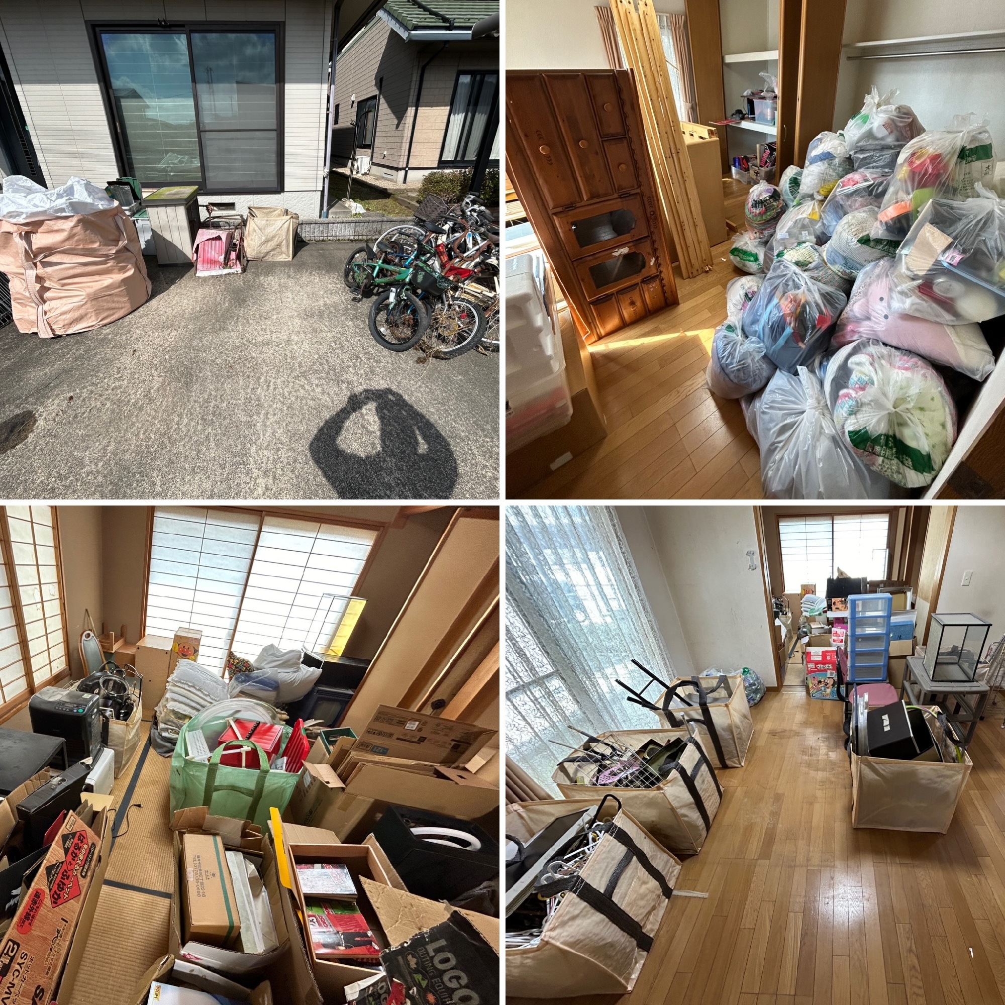 家屋売買による残置物回収作業