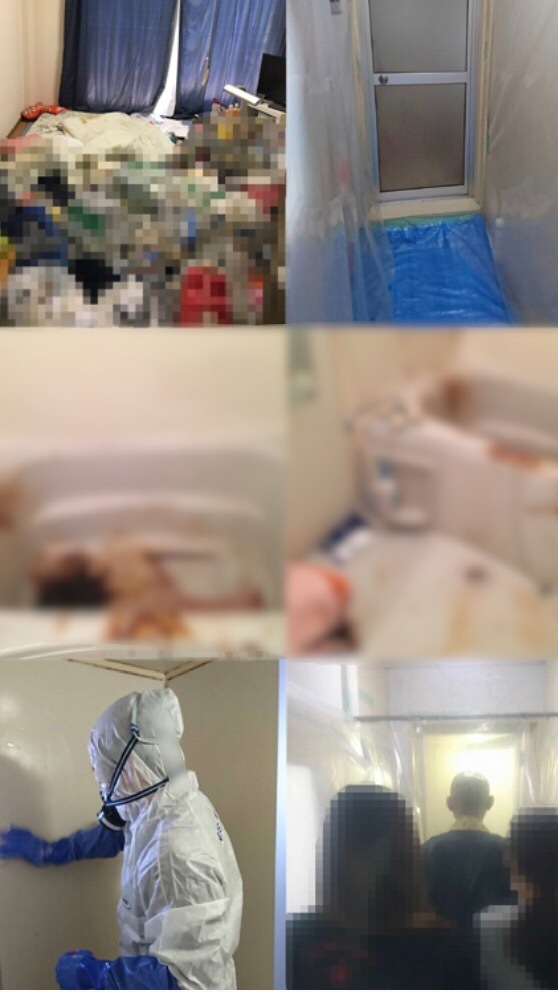 事故現場特殊清掃作業・供養
