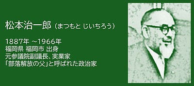 福岡の偉人：福岡市　「人は皆、同じ人間だ」を貫いた松本治一郎