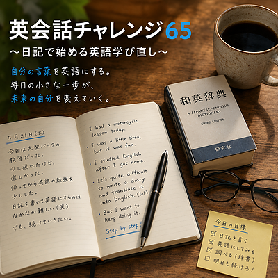 英会話学び直し　第1回　日記を書いて英語にする