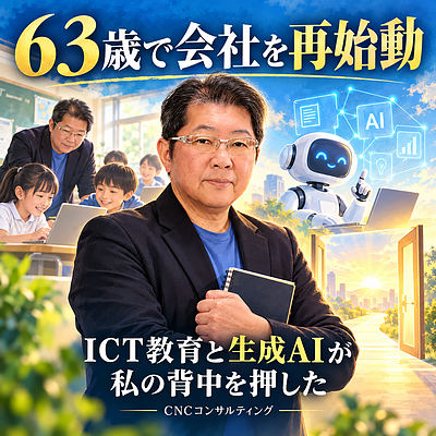 63歳で会社を再始動――ICT教育の現場と生成AIが、私の背中を押した