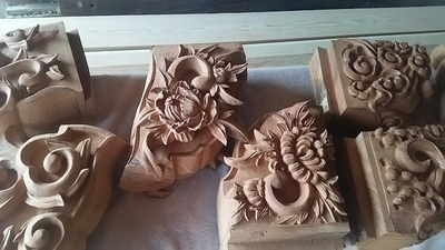 お寺　木　彫刻　伝統技術
