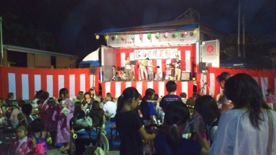 谷山夏祭り　バンド演奏