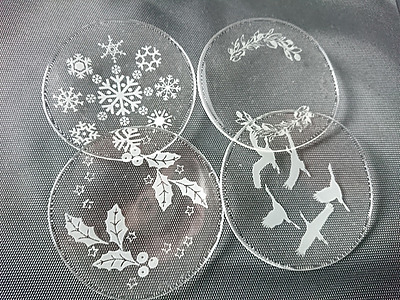ペトリ皿　時計皿　シャーレ―　理化学ガラス　デザインサンドブラスト　インテリア