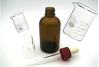 アロマ   ガラス製保存瓶  スポイト瓶  お試しセット　理化学ガラス　ビーカー　遮光瓶