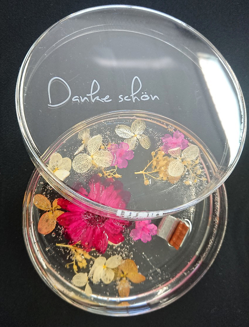 アロマキャンドル   ジェルキャンドル　ガラス工芸　ガラスエッチング　ハンドメイド　1点物　