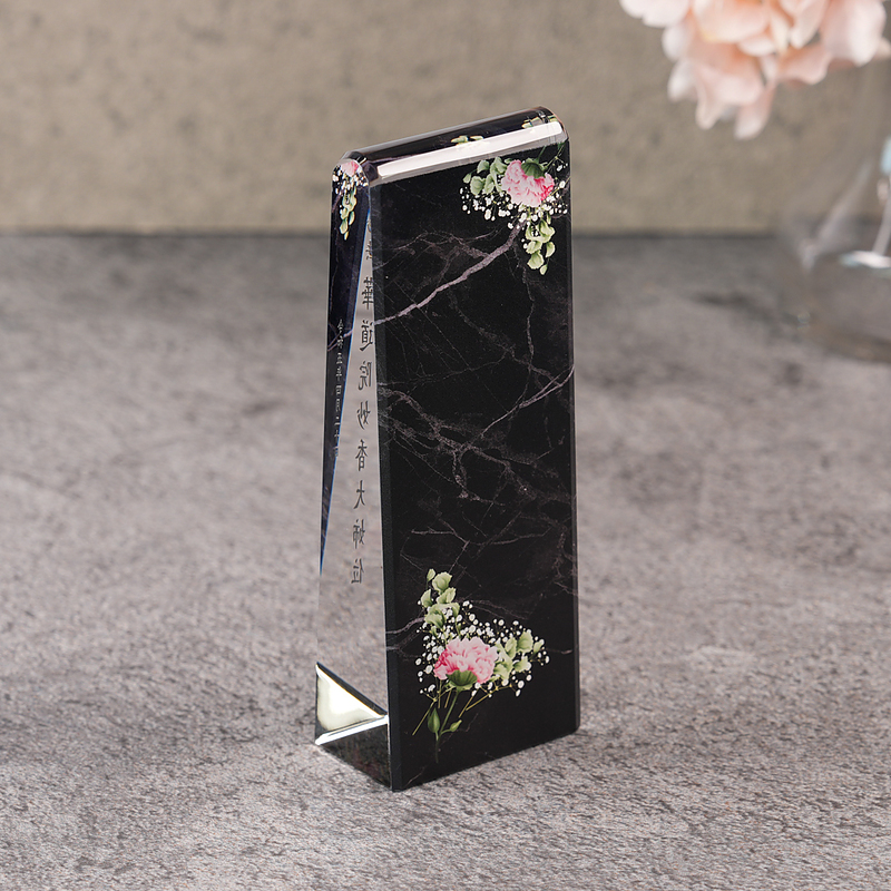 クリスタル位牌　オリジナルデザイン