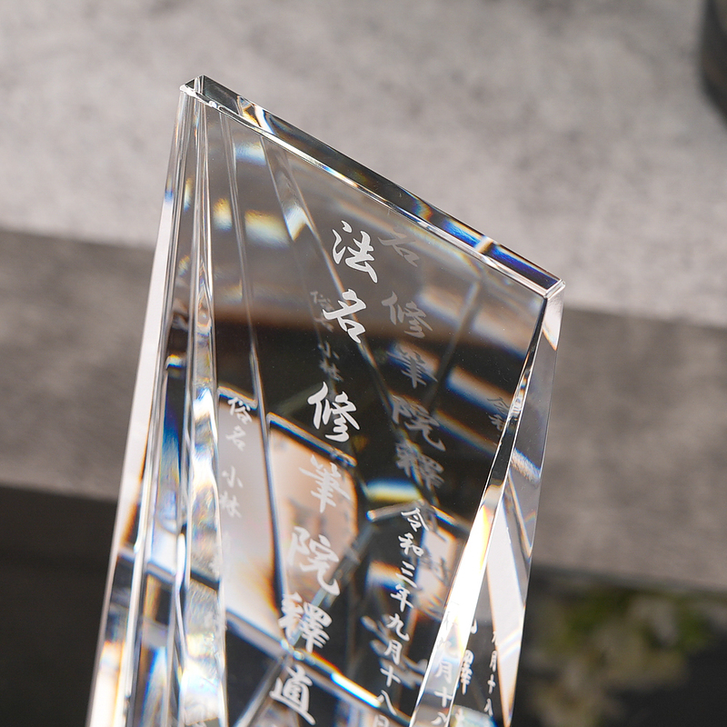 クリスタル位牌　オリジナルデザイン