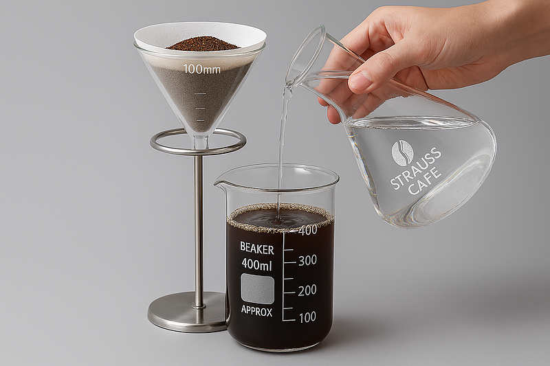 理化学用ガラス　実験室　珈琲